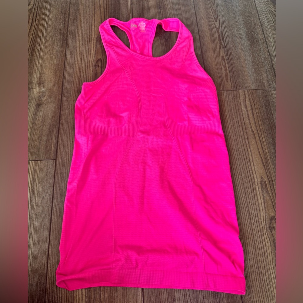 Zyia Active Vibrant hot Pink Racerback Tank Top- small
